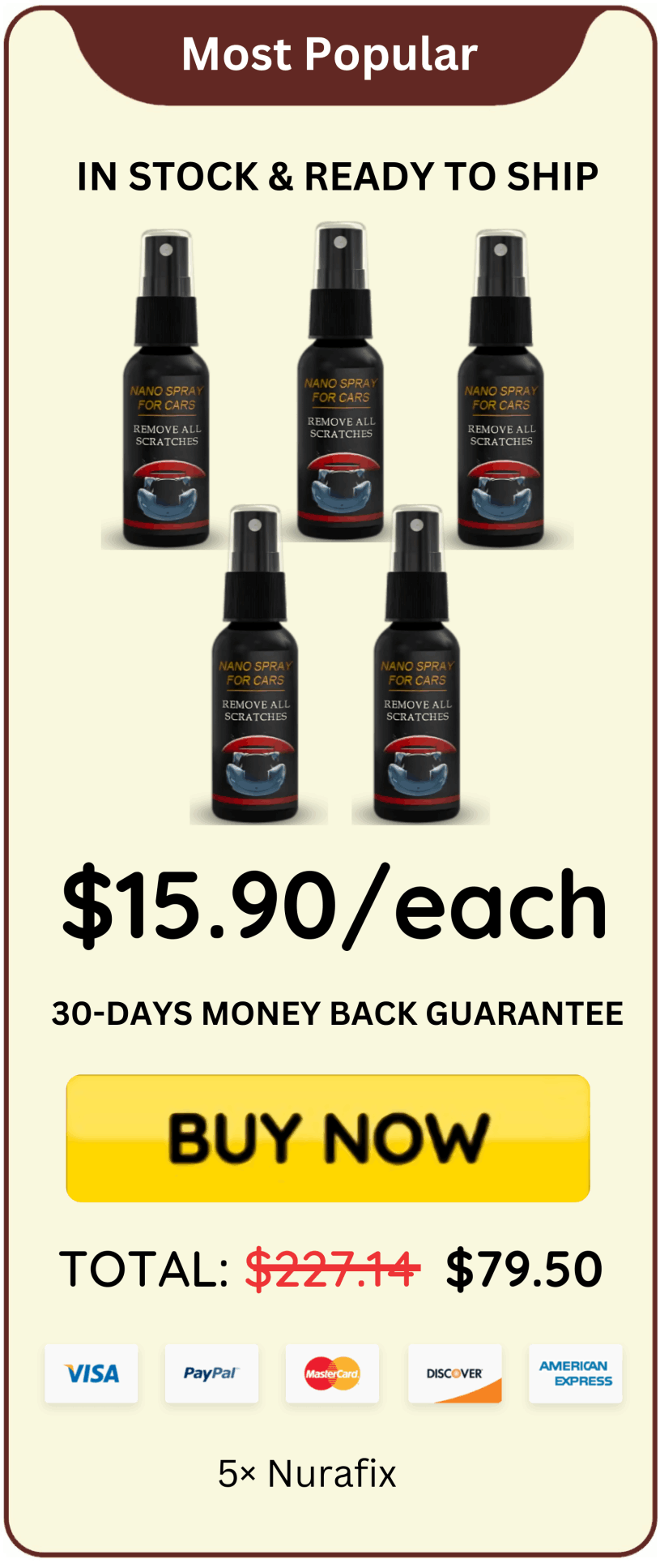 Nurafix offer price